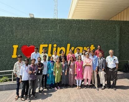 Logistics Students Industrial Visit to Flipkart