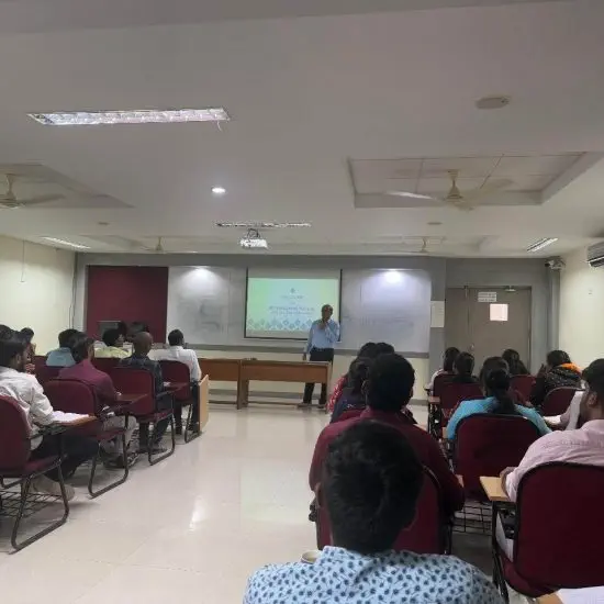 Guest Lecture by Mr. Venkatesh Ravula, CEO DCL Bulk Technologies.