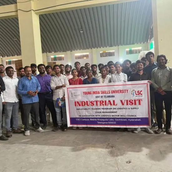 Industrial Visit of YISU Students to Pro Connect Logistics & Om Logistics on 23-11-2024