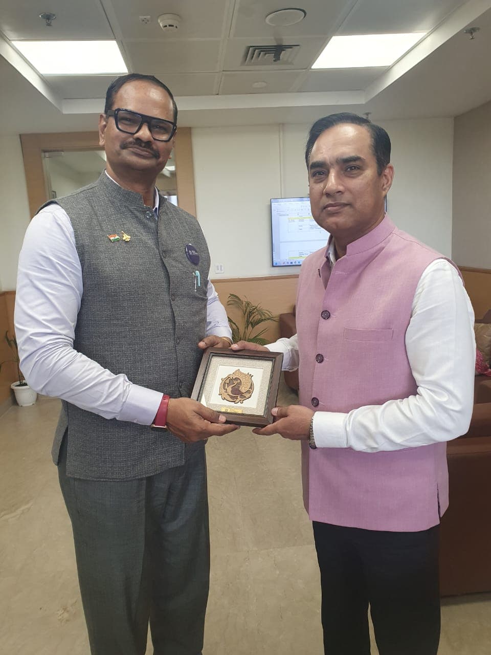 The Vice-Chancellor and the Registrar of YISU visited New Delhi and made a courtesy call on 03-09-2025 with the Hon'ble Union Minister for Education, Sri Dharmendra Pradhan. They also interacted with the leadership of the National Council of Education and Vocational Training (NCEVT) for getting status of awarding body to YISU. image 3