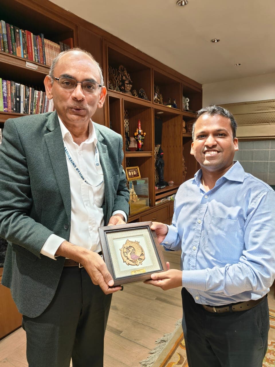 The Vice-Chancellor and the Registrar of YISU visited New Delhi and made a courtesy call on 03-09-2025 with the Hon'ble Union Minister for Education, Sri Dharmendra Pradhan. They also interacted with the leadership of the National Council of Education and Vocational Training (NCEVT) for getting status of awarding body to YISU. image 4