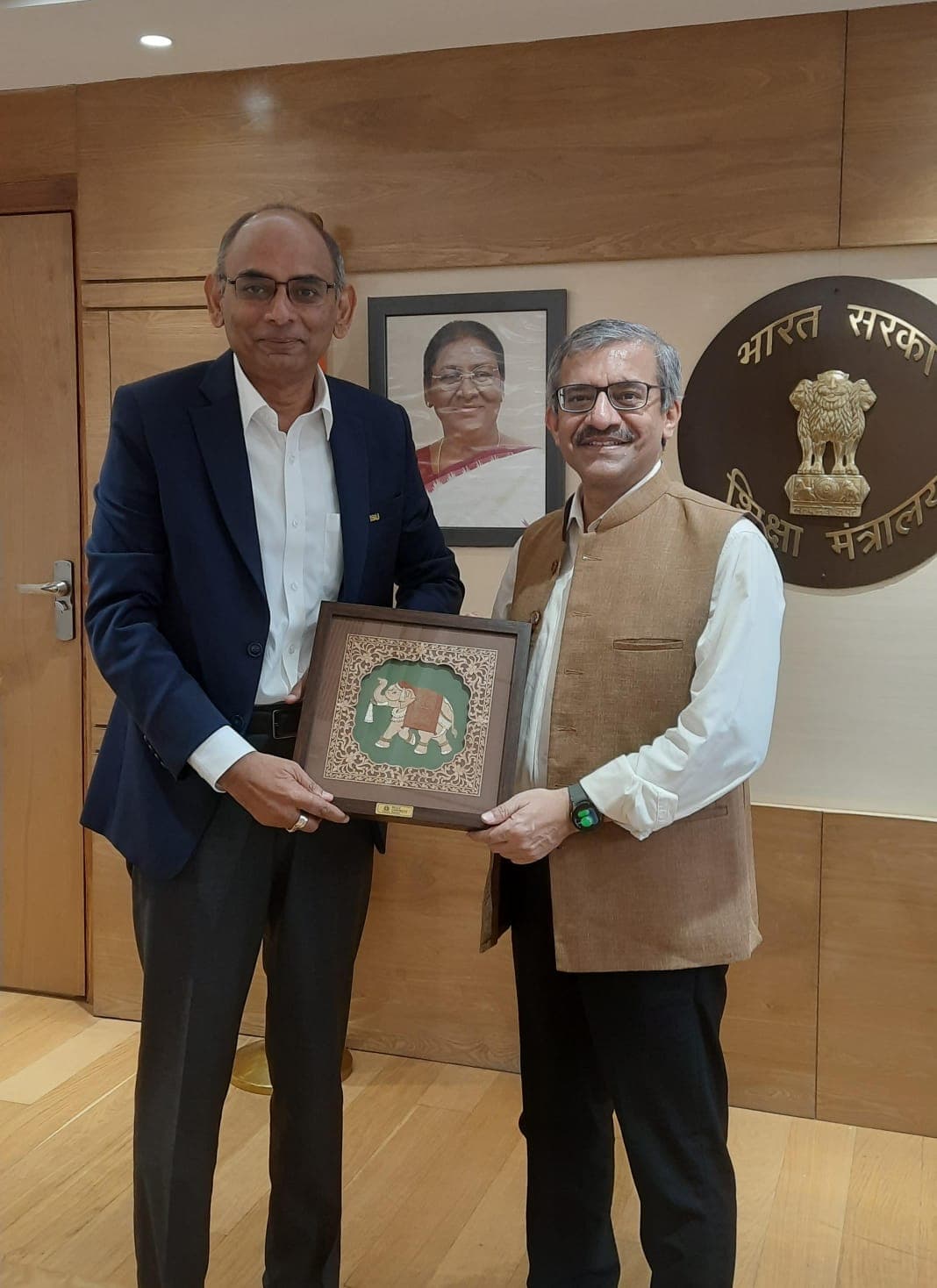 Vice Chancellor, YISU met Secretary, Education ,Government of India on 18th September 2025 and conveyed the need for UGC to revise the regulations on faculty recruitment for Skill Universities to enable them to recruit trainers from industry. This would make for more effective skill education. It was also presented that the AEDP guidelines should carry an exemption for State Skill Universities from NAAC and NIRF stipulations.