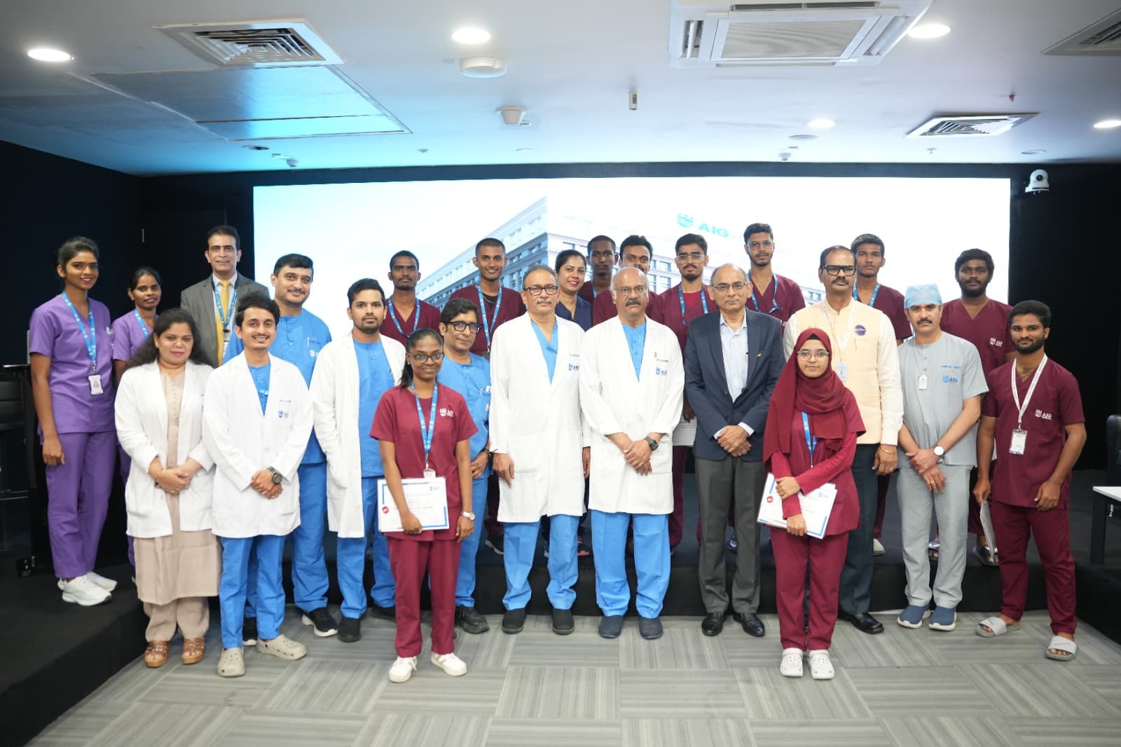 The AIG Endoscopy Technician Course concluded successfully with a Valedictory Function held on 7th August 2025. image 1