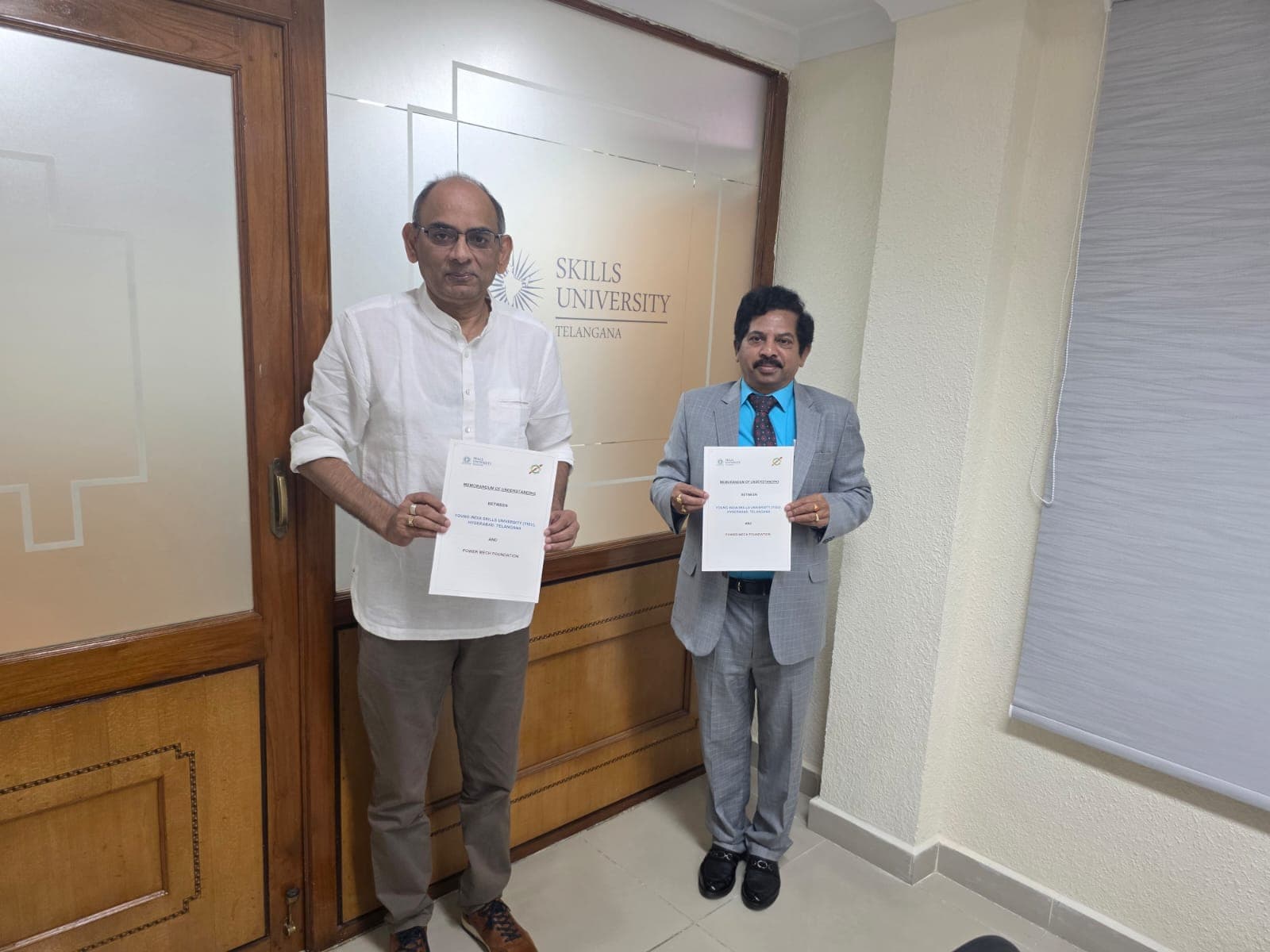 On 25 Nov, an MoU is signed with Power Mech Foundation for undertaking skill based courses at their campus. This initiative will skill the students in the areas of Electrical, Electronics, Civil Engineering, IT, AI etc and significantly improve placement opportunities. image 1